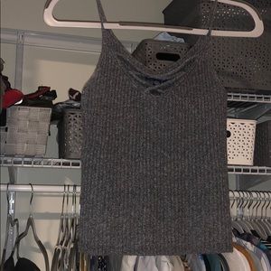 Knit crop top